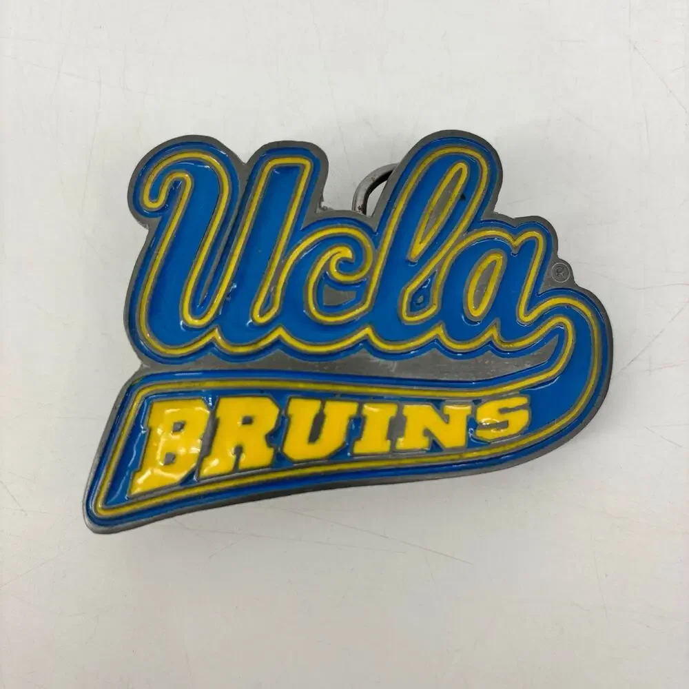 Great American Buckle Co Belt Buckle UCLA Bruins Blue Gold